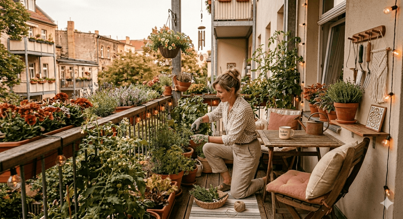Balkongarten anlegen: Anleitung für Anfänger