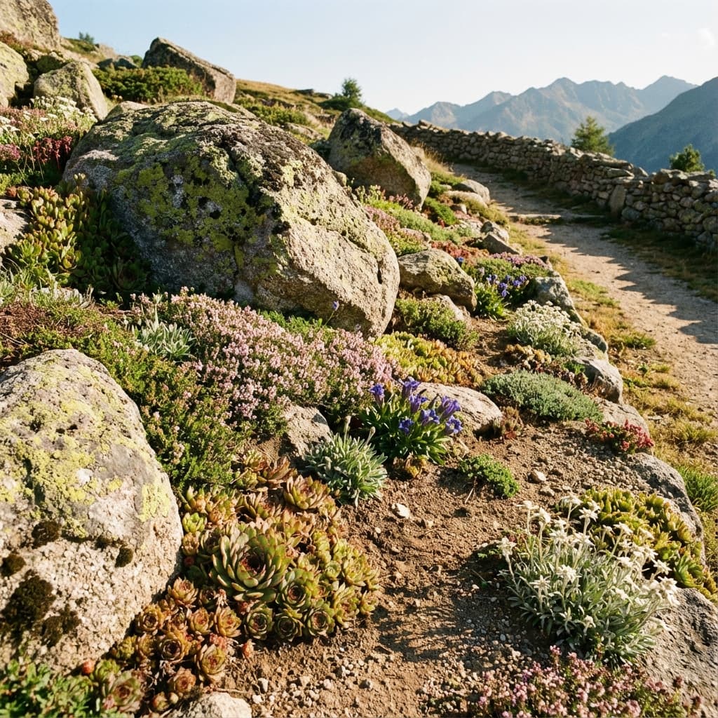 Steingarten anlegen: Pflegeleicht & Gebirgs-Feeling