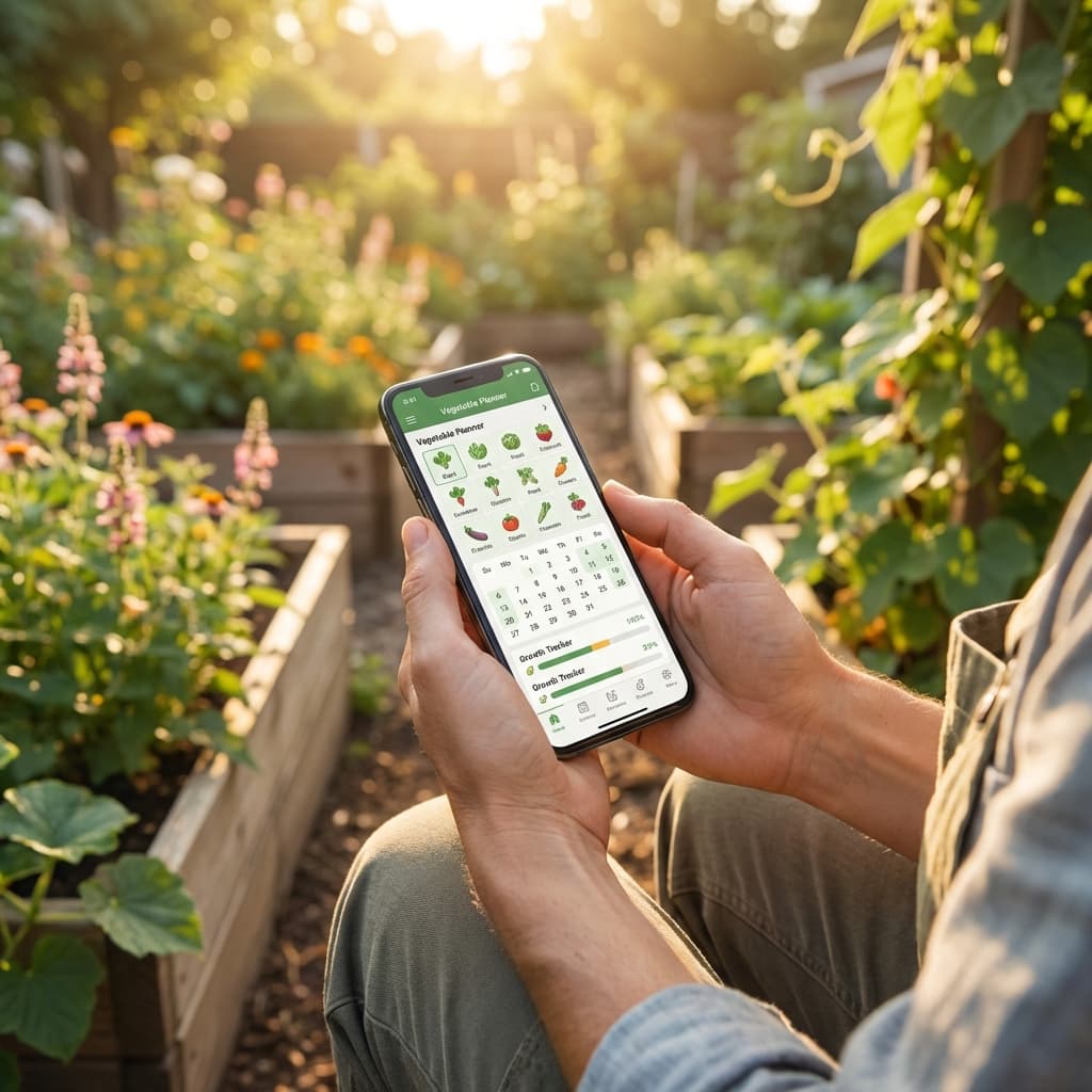 Digitale Gartenhelfer auf dem Tablet: Beetplanung und Pflanzenlisten