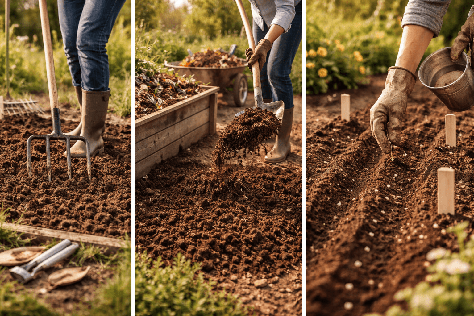 Frühjahr Gartenarbeit – Arbeiten im Garten
