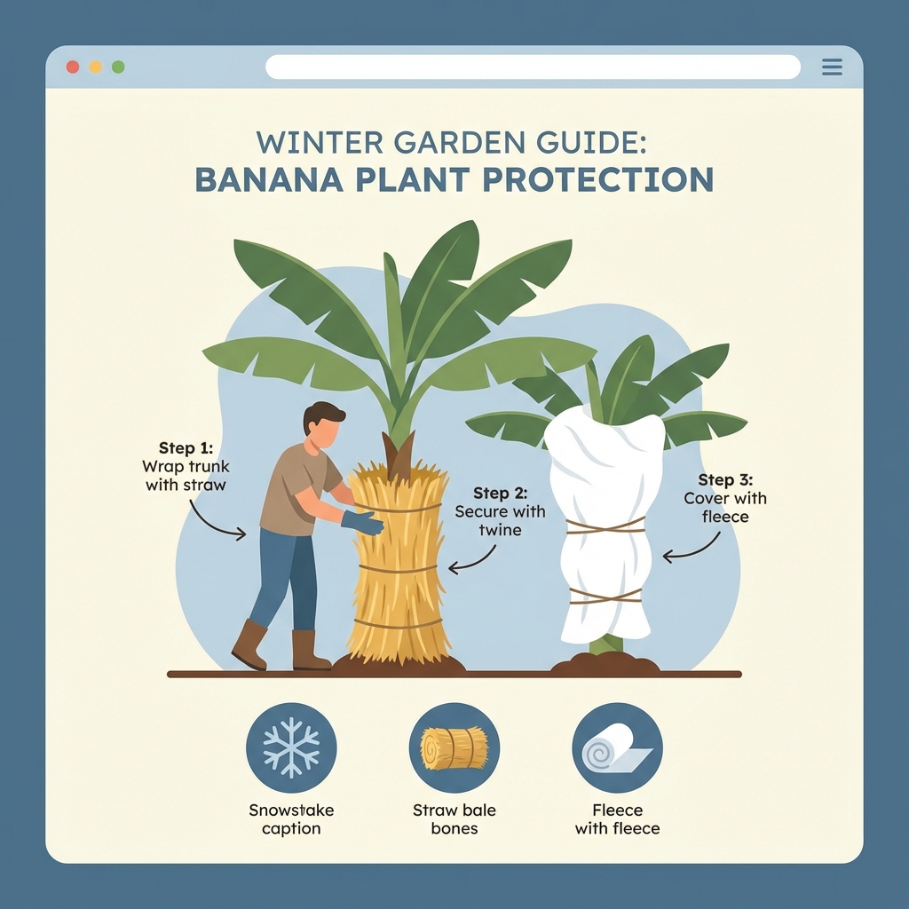 Bananenpflanzen Im Garten überwintern